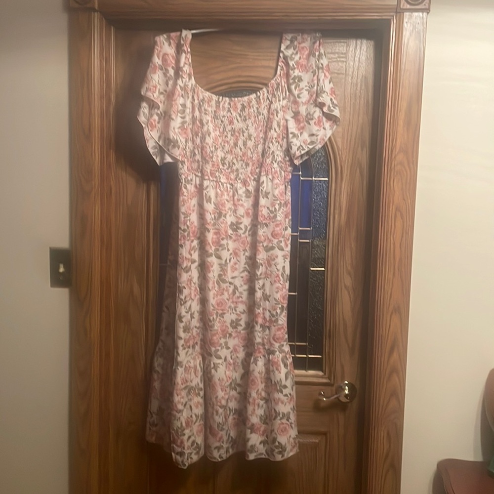 4X floral dress nice summer dress!